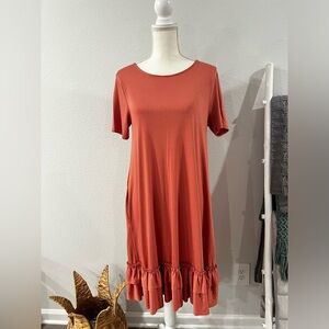 Zenana Outfitters Women’s Casual Dress with Ruffles